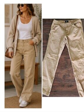 GAP Loose Fit Canvas Work Pant Women